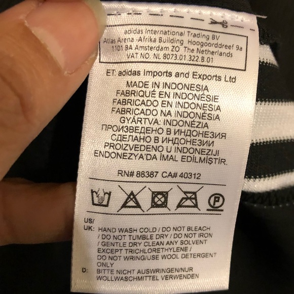 Adidas Pleated 3 Stripe Classic Sleeveles Top - M - Picture 4 of 4